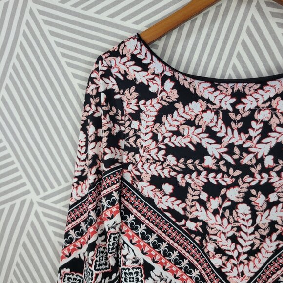 White House Black Market size Small Dress WHBM Career stretch V Dip Back Pink - Picture 3 of 6